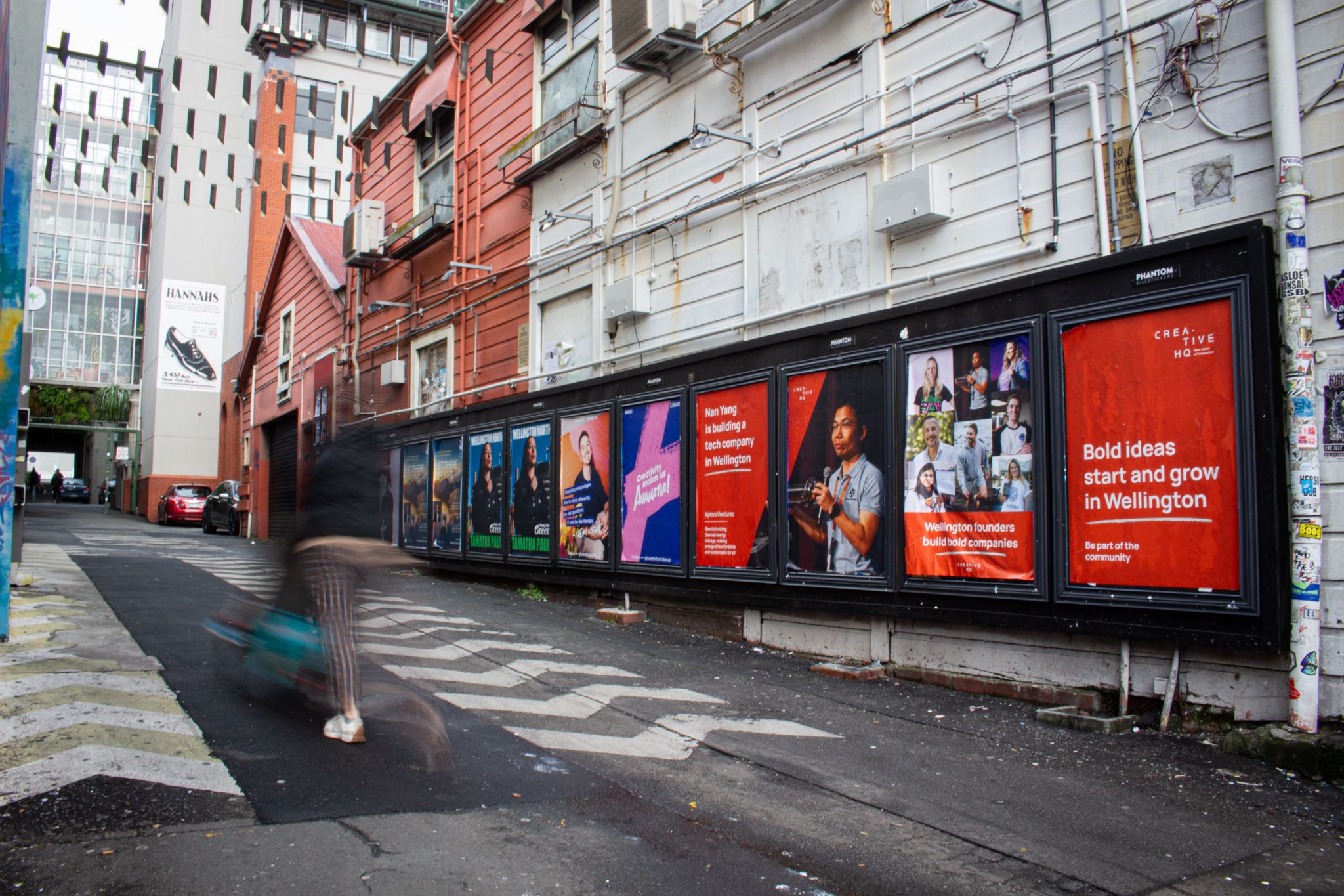 Creative HQ Wellington poster campaign featuring Xplora
